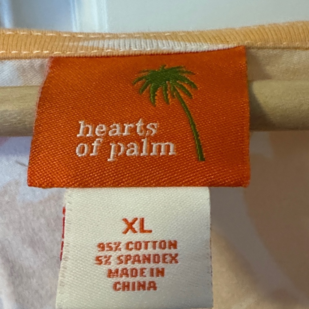 hearts of palm Orange & Yellow Floral Scoop-Neck Tunic - Picture 2 of 7